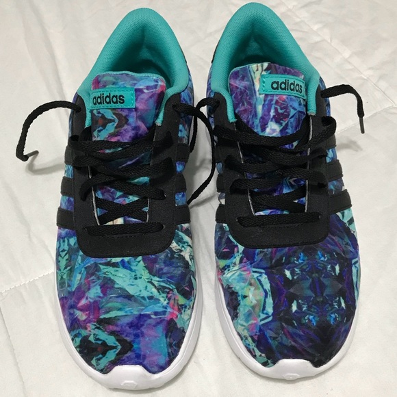 🎊SOLD🎊Adidasneo 💜🖤💚 - Picture 2 of 8